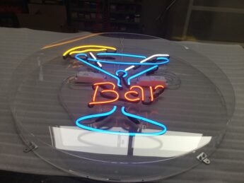 lumineux caisson atelier neon bar